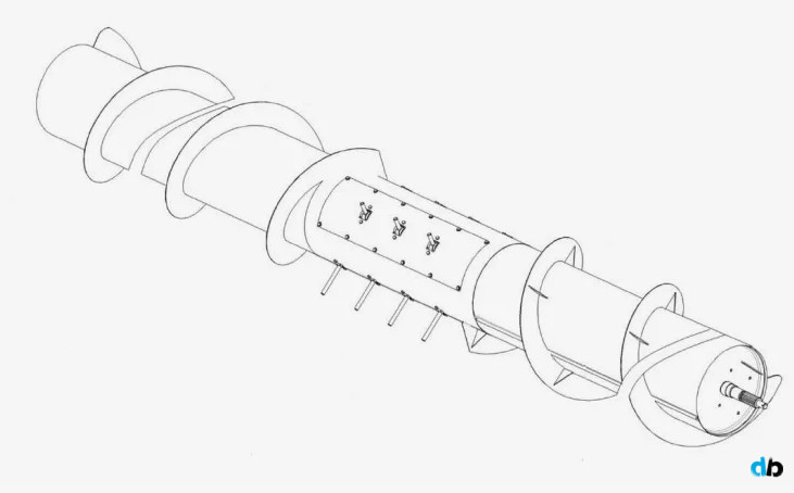 КЗК-12-1502000-01 Шнек жатки 7м на Палессе