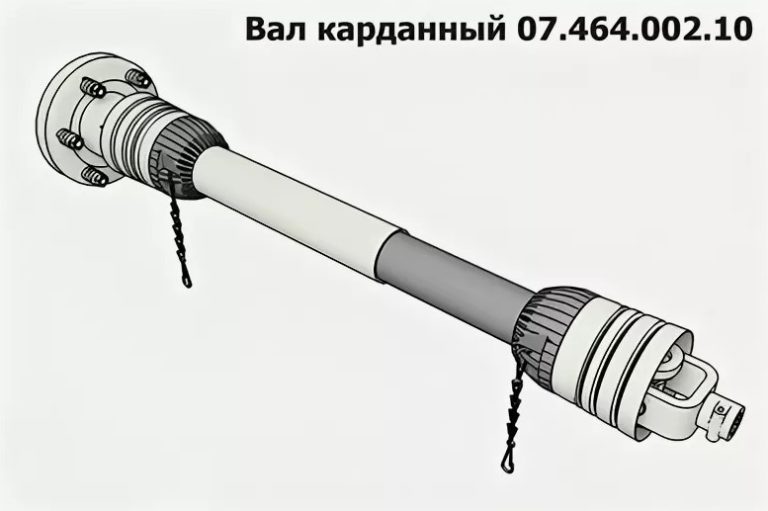 Вал карданный 07.464.002.10 на ПСП Клевер