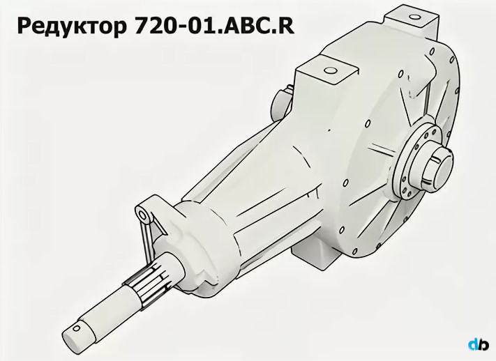 SYX159U6L800X Редуктор на ППТ-041 «Тукан» Клевер (замена 720-01.АВС.R2)